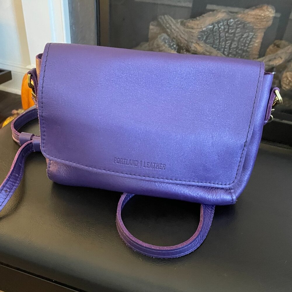Almost Perfect Metro Crossbody - Portland Leather | Amethyst